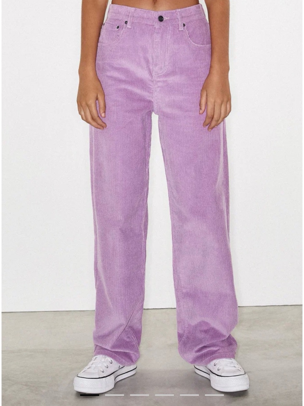 Motel Rocks Pastel Purple Corduroy Pants